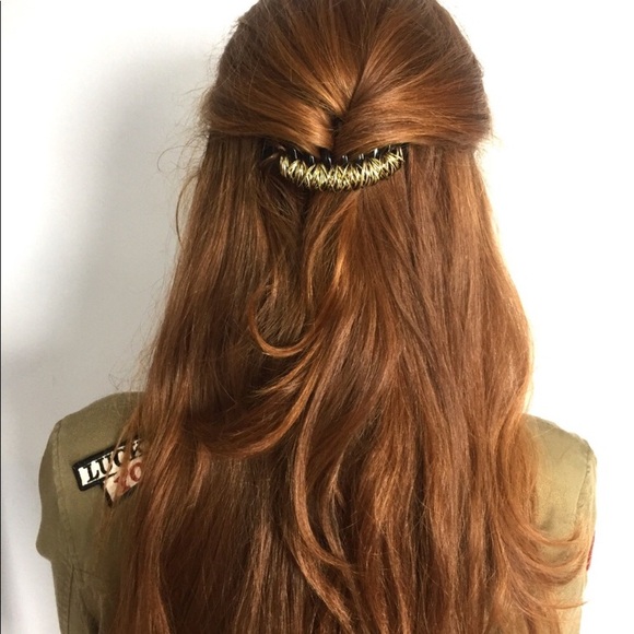 Colette Malouf Semi Precious w pearl‎ hair comb